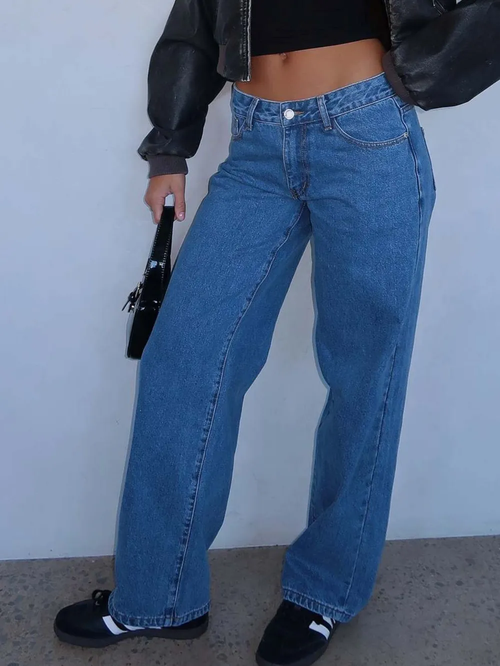 Wide Leg Jeans with Pockets, image 12
