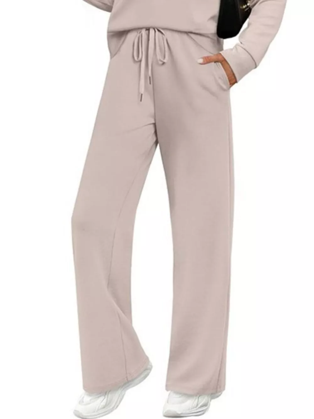 Full Size Long Sleeve Round Neck Top and Pants Set Plus Size, image 10