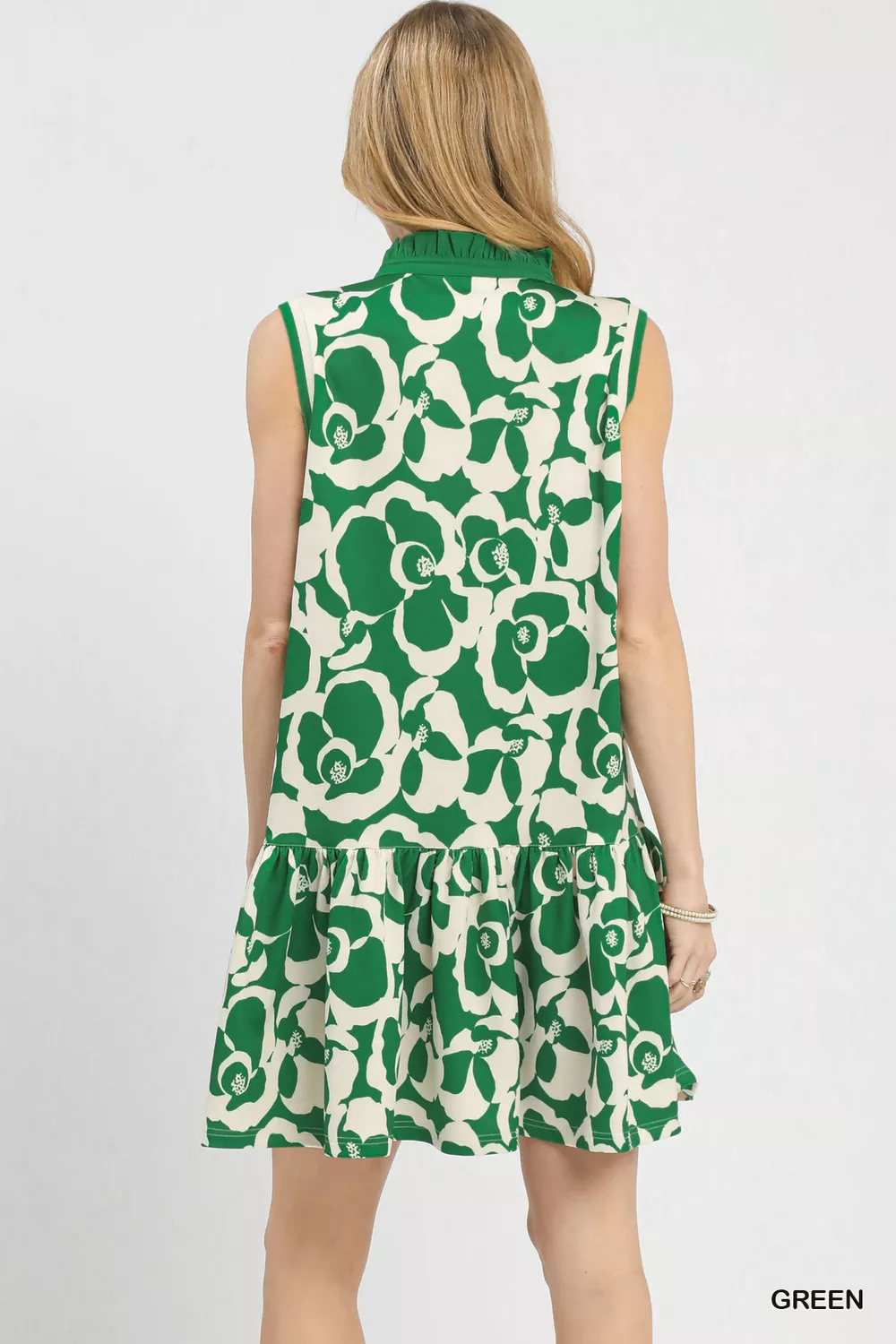 Floral Sleeveless Tiered Dress, image 3