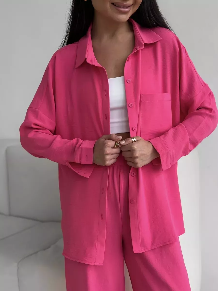 Button Up Long Sleeve Shirt and Pants Set, image 25