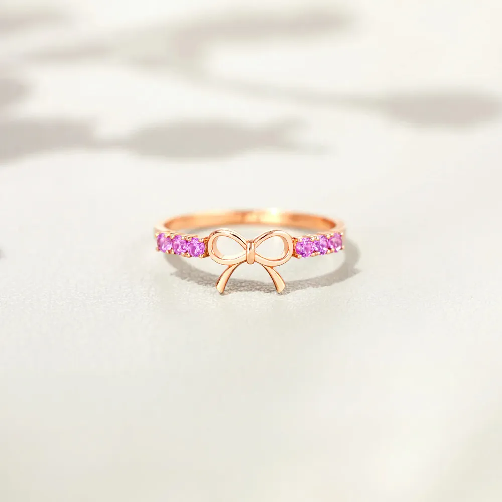 925 Sterling Silver Bow Ring, image 4