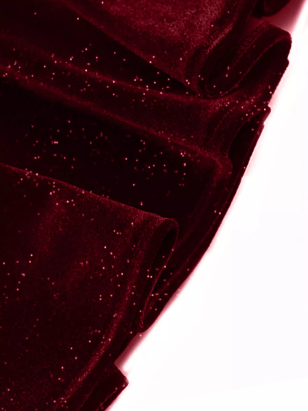 Velvet Ruched Long Sleeve T-Shirt, image 12