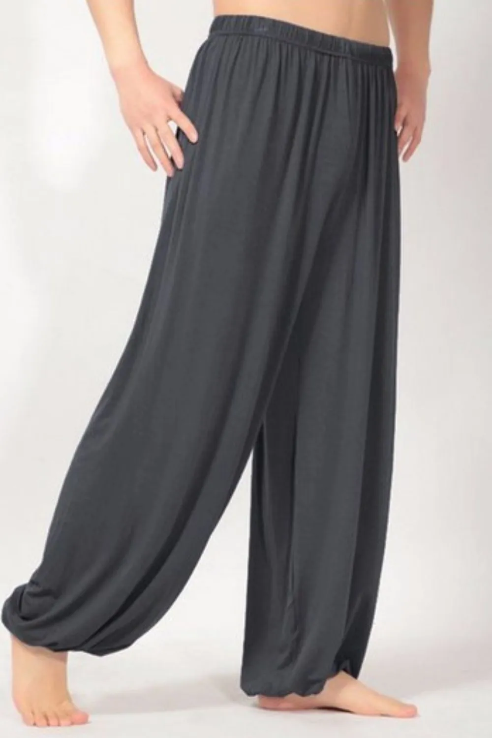 Men's Full Size Elastic Waist Pants Plus Size