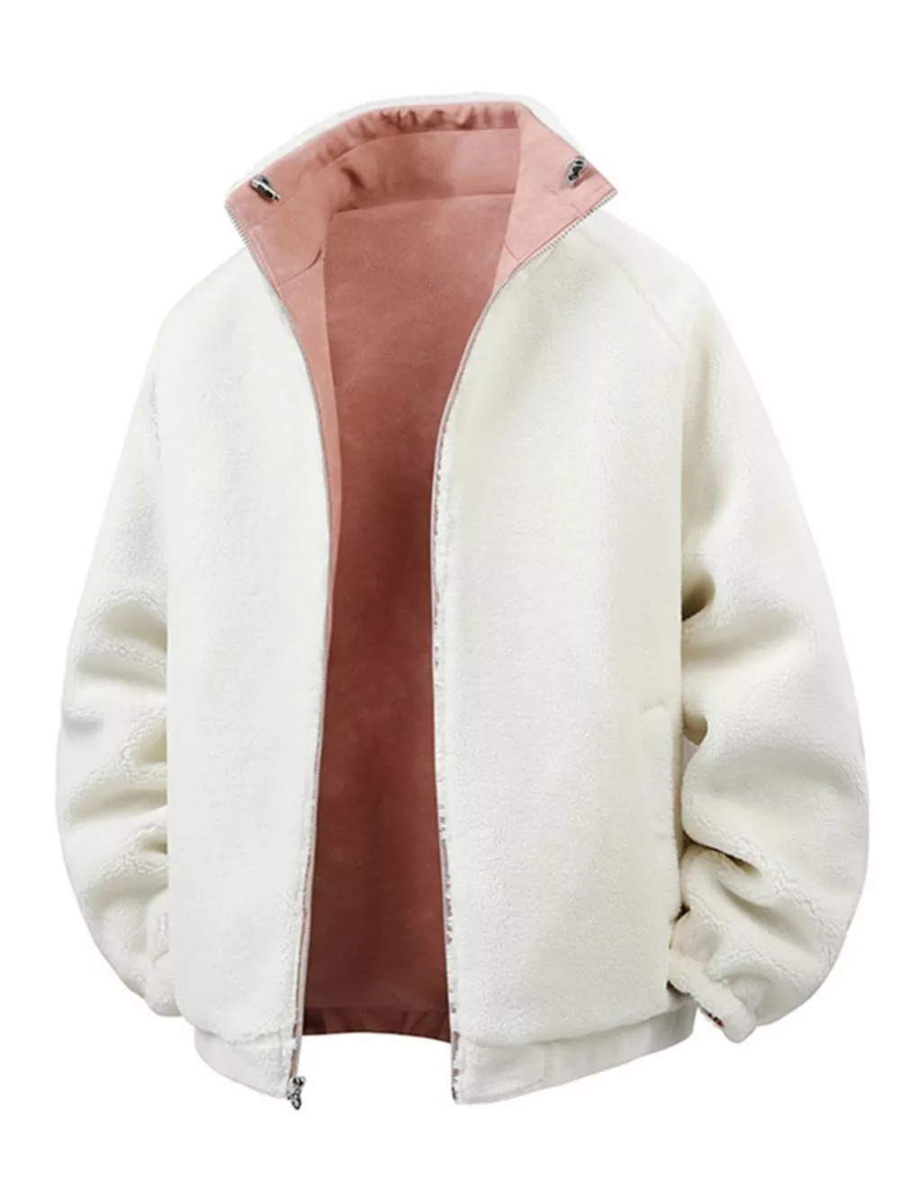 Men's Fleece Lined Zip Up Jacket, image 4
