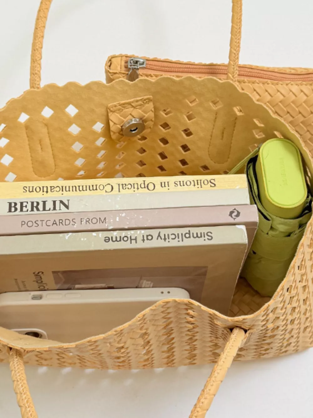 Woven Hollow-Out Shoulder Bag, image 12