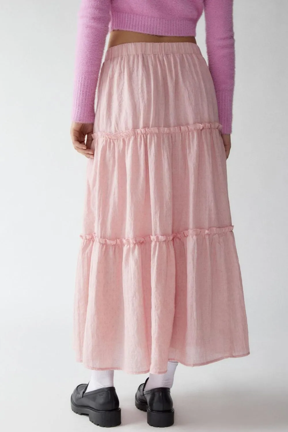 Frill Elastic Waist Skirt, image 12