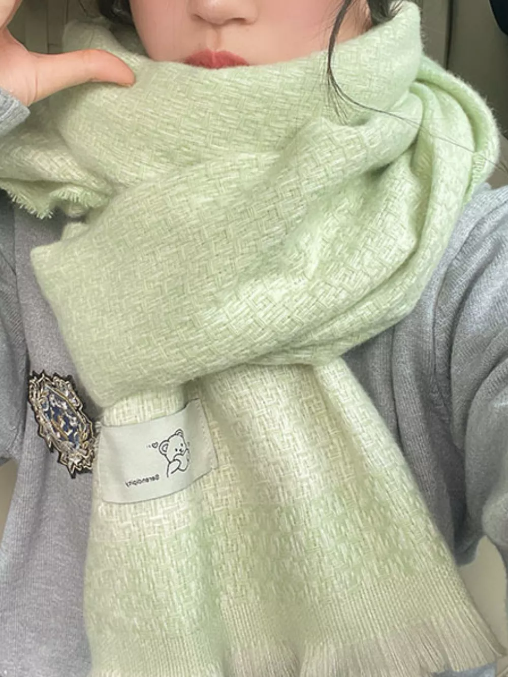 Raw Hem Scarf, image 2