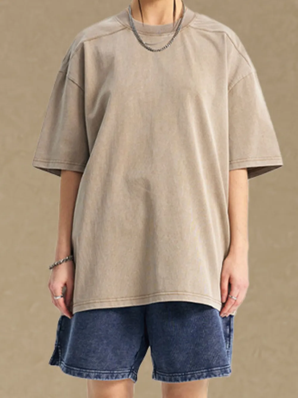 Men's Round Neck Half Sleeve T-Shirt, image 4
