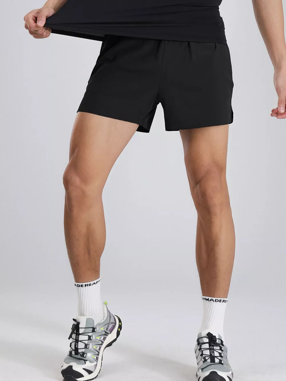 Men's Plus Size Elastic Waist Active Shorts, image 4