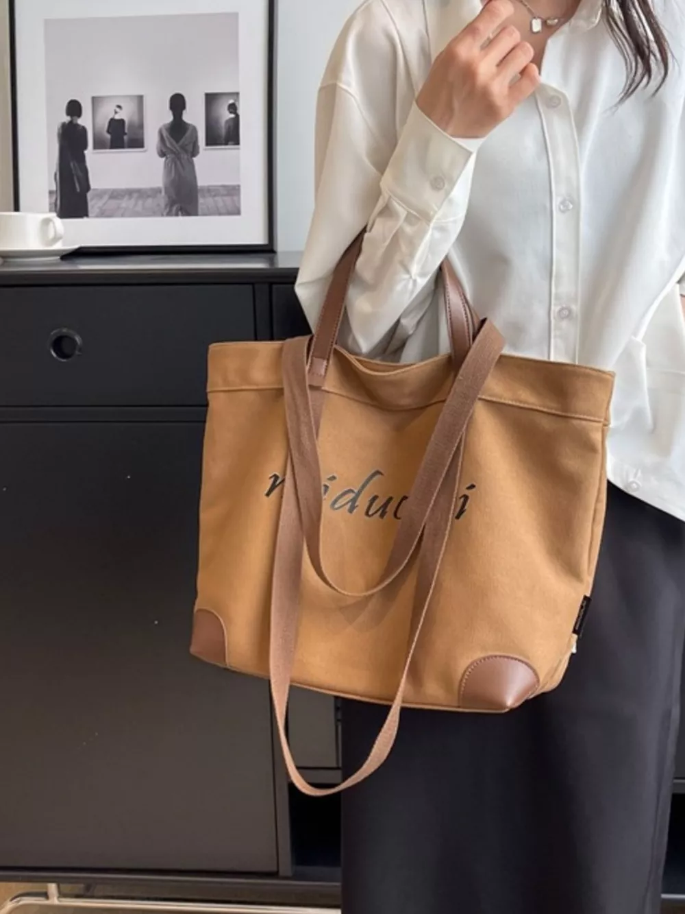 Casual Canvas Handbag, image 9