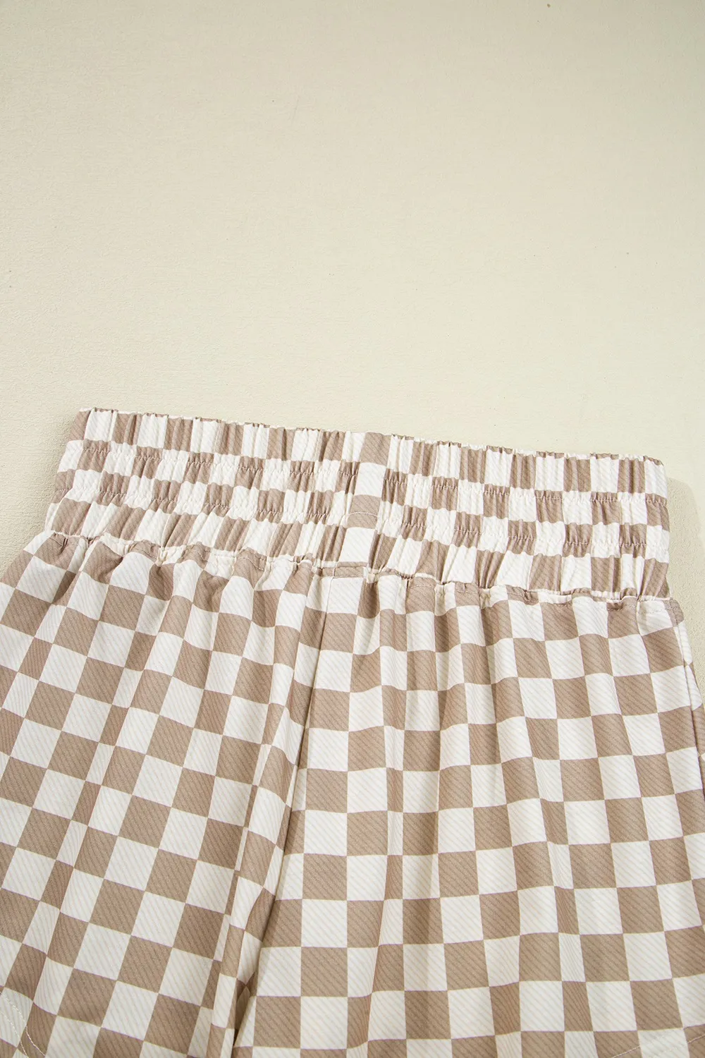 Checkered Long Sleeve Top and Skirt Two-Piece Set, image 6