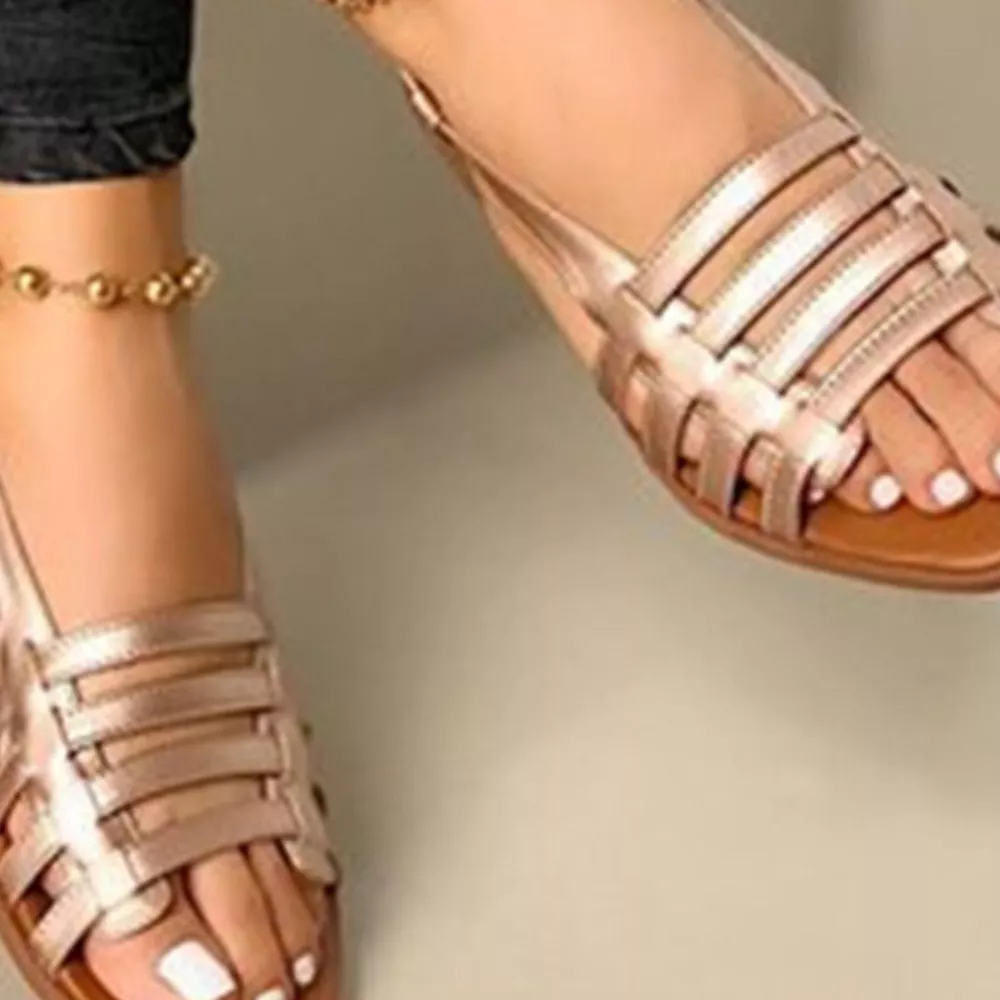 Open Toe Flats Sandals, image 6