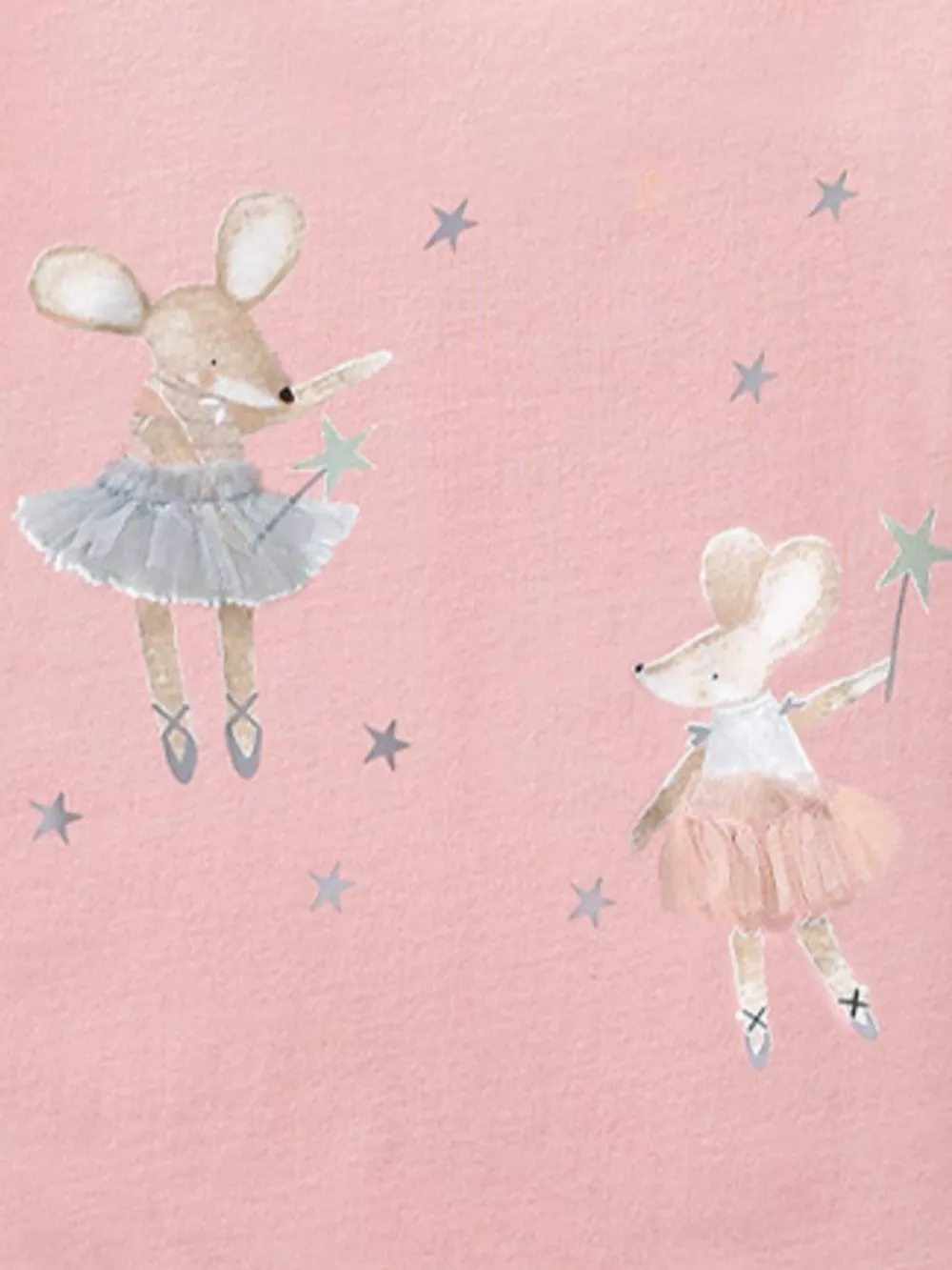 Children's Mouse Ballerina Graphic Round Neck Tee, image 3