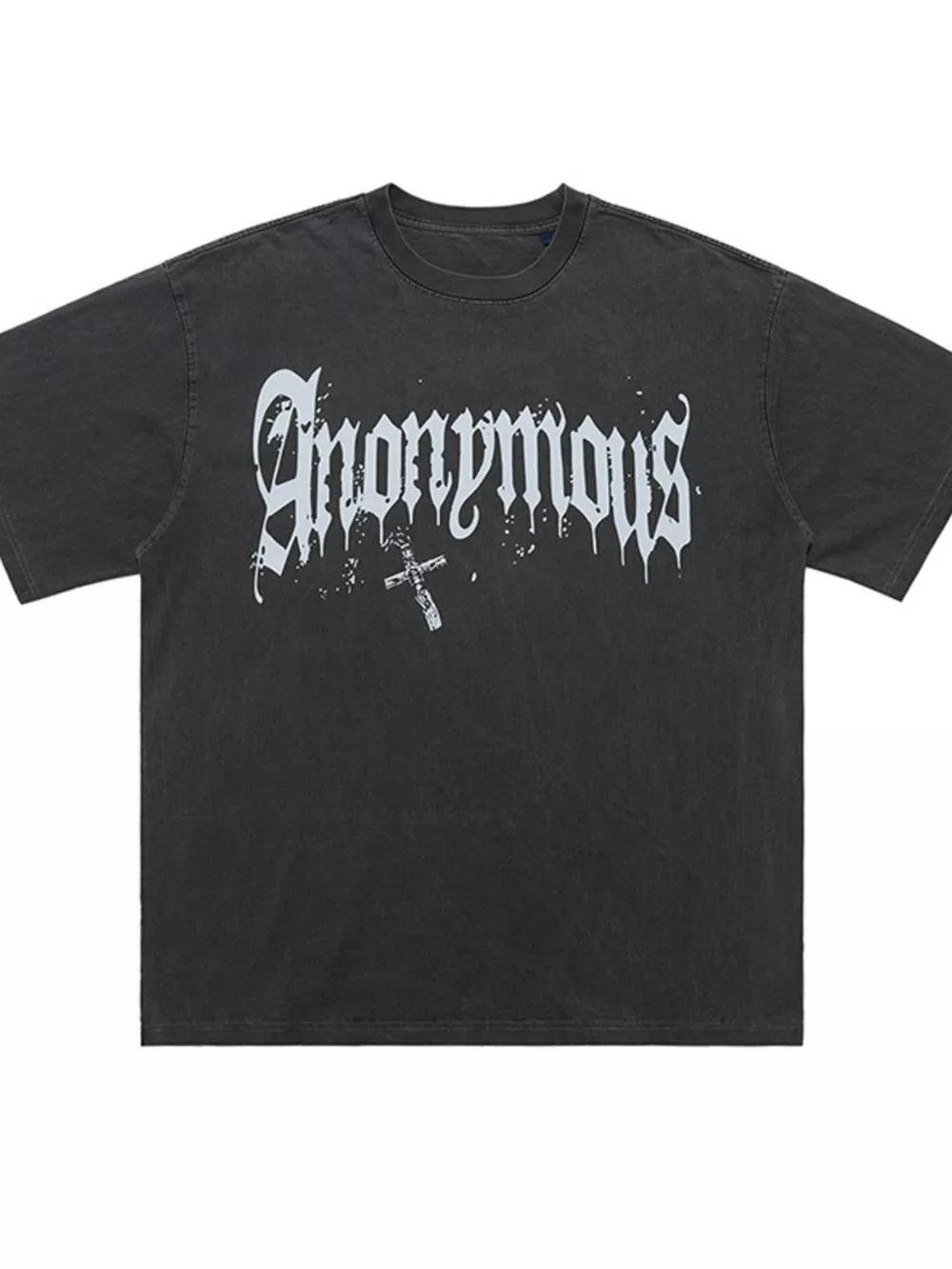 Men's Letter Round Neck Half Sleeve T-Shirt, image 4
