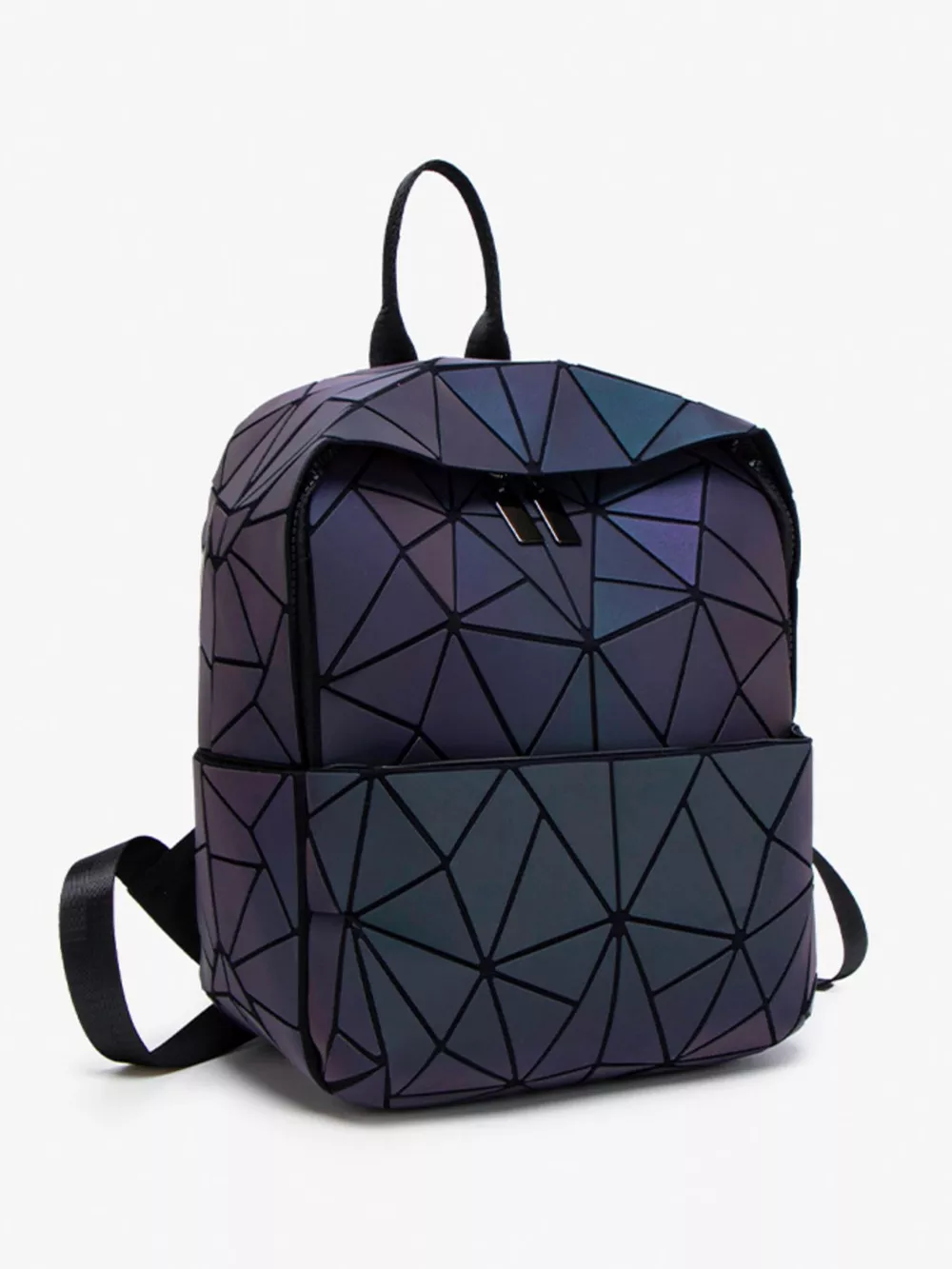 Geometric Adjustable Straps Backpack Bag, image 5