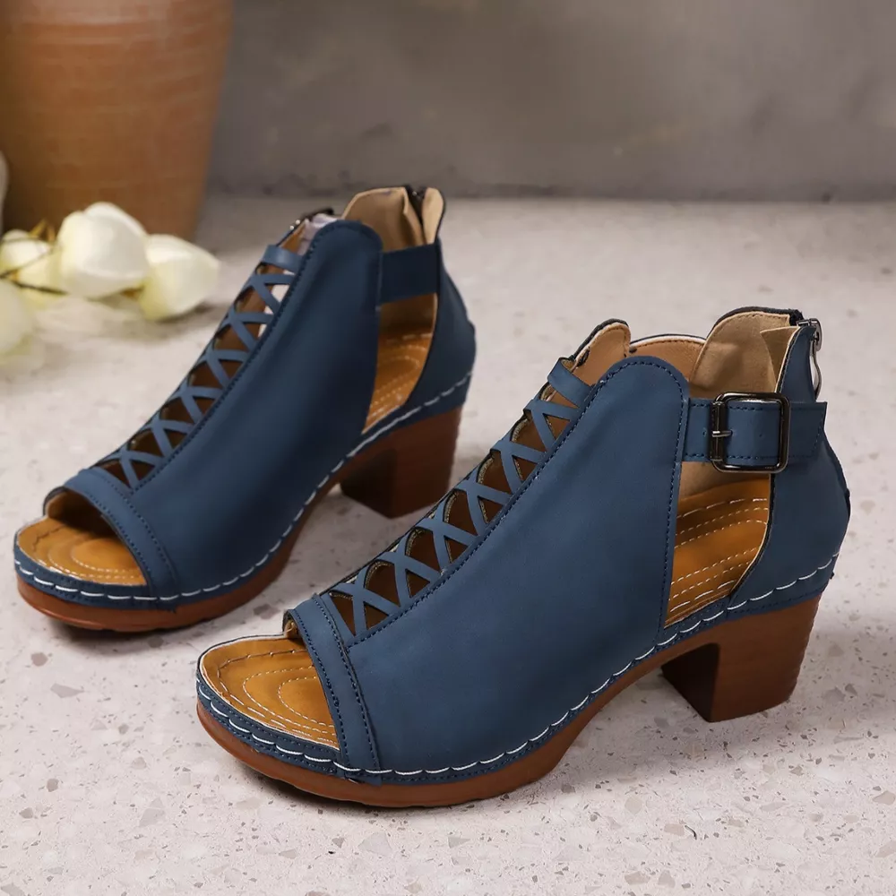 Open Toe Block Heels Sandals, image 14