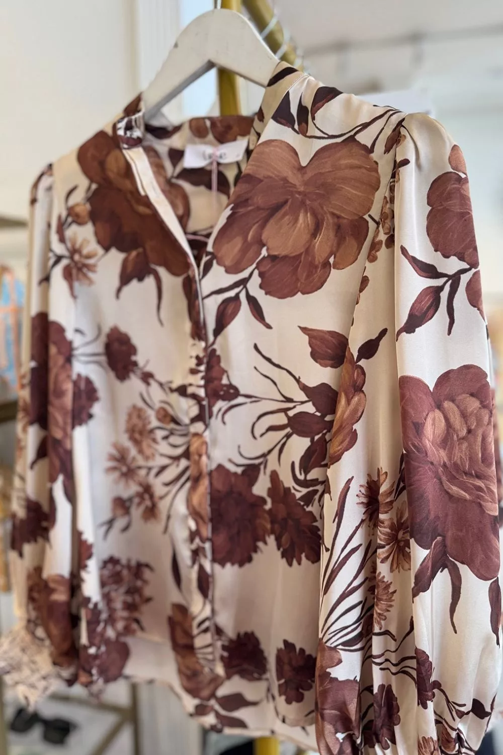 Floral Print Long Sleeve Shirt, image 2