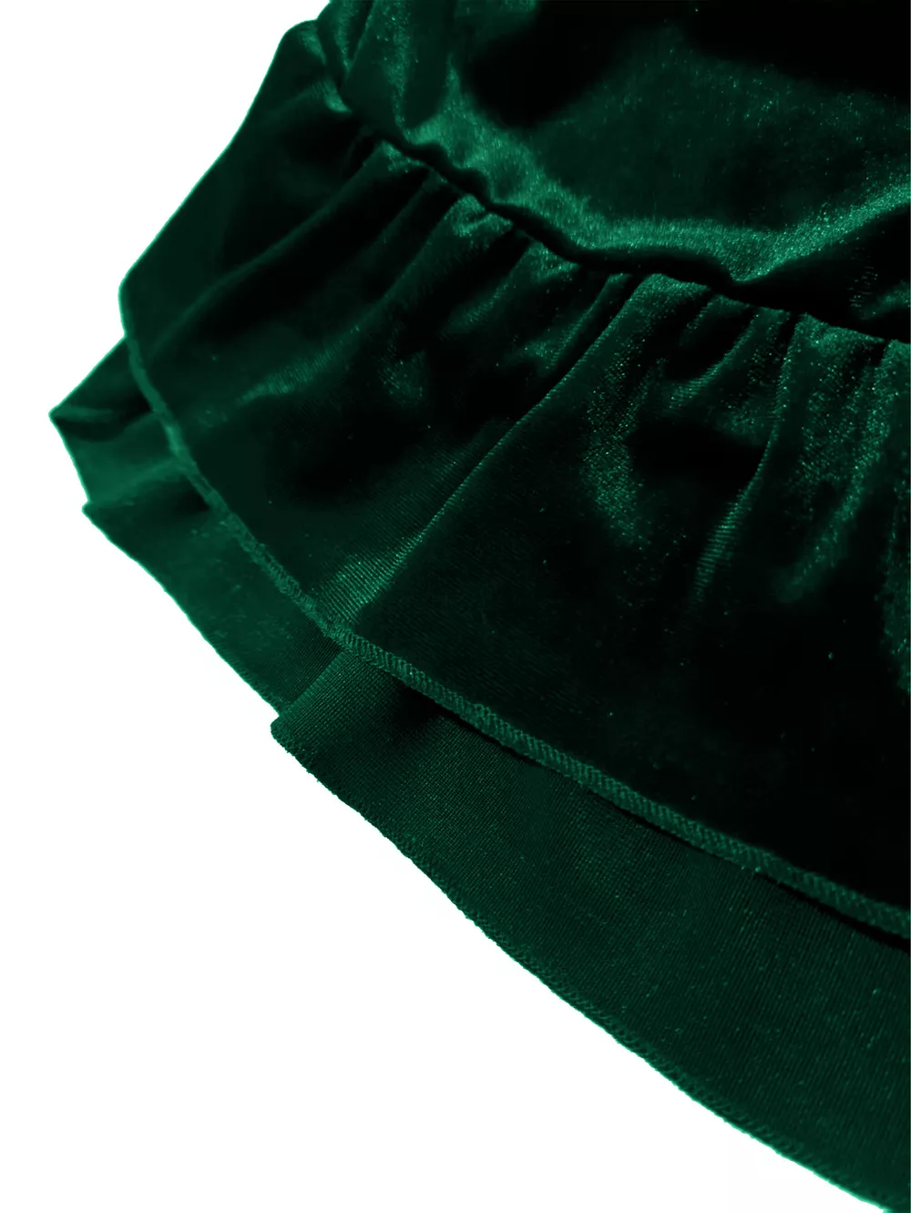Plus Size Ruffled Velvet Elastic Waist Skirt, image 14