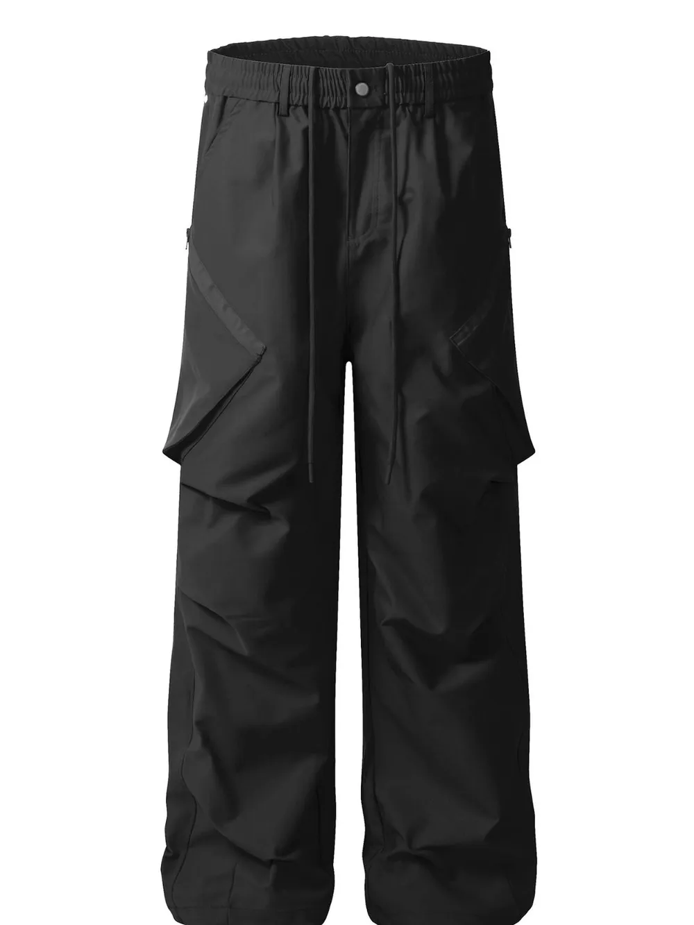 Men's Cargo Straight Pants with Multiple Pockets, image 2