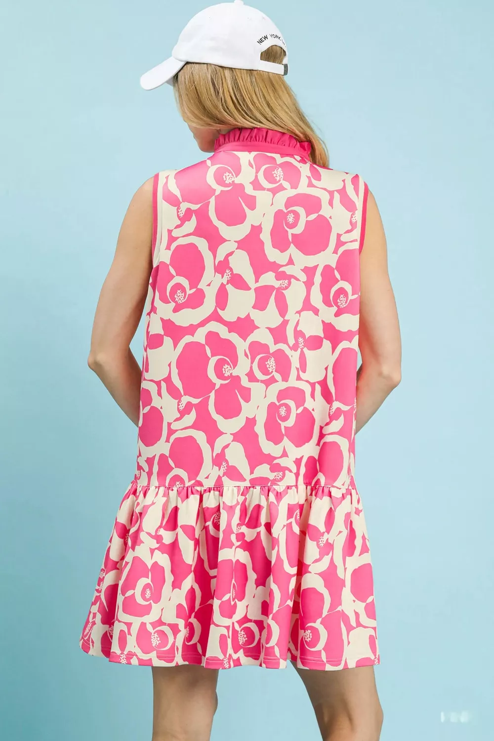 Floral Sleeveless Tiered Dress, image 3