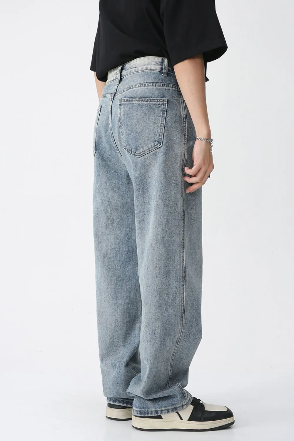 Wide Leg Jeans with Pockets, image 4