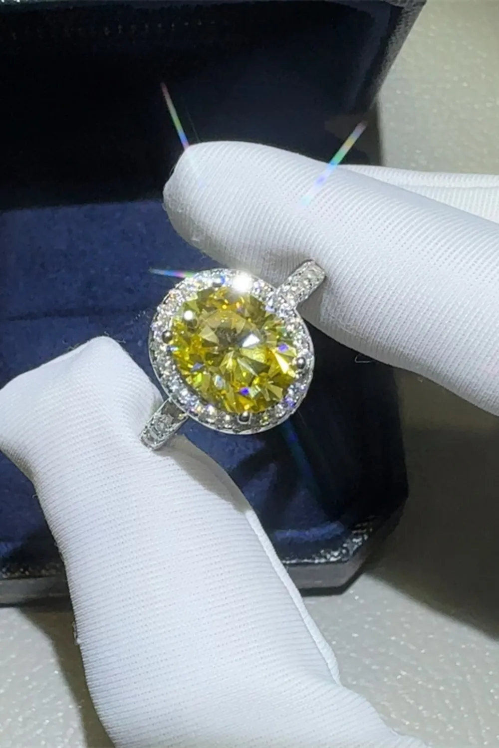 3 Carat Moissanite 925 Sterling Silver Ring, image 7