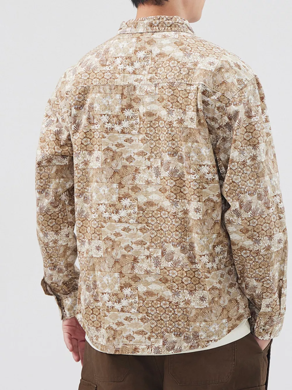 Men's Plus Size Button Up Long Sleeve Shirt, image 6