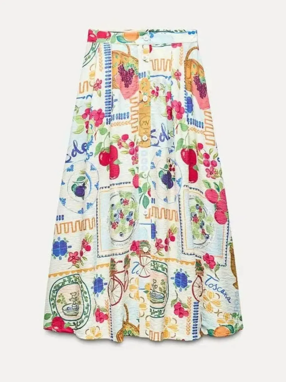 Printed Cami and Skirt Set, image 5