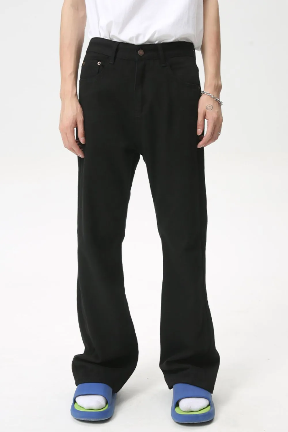 Mid Rise Jeans with Pockets, image 2