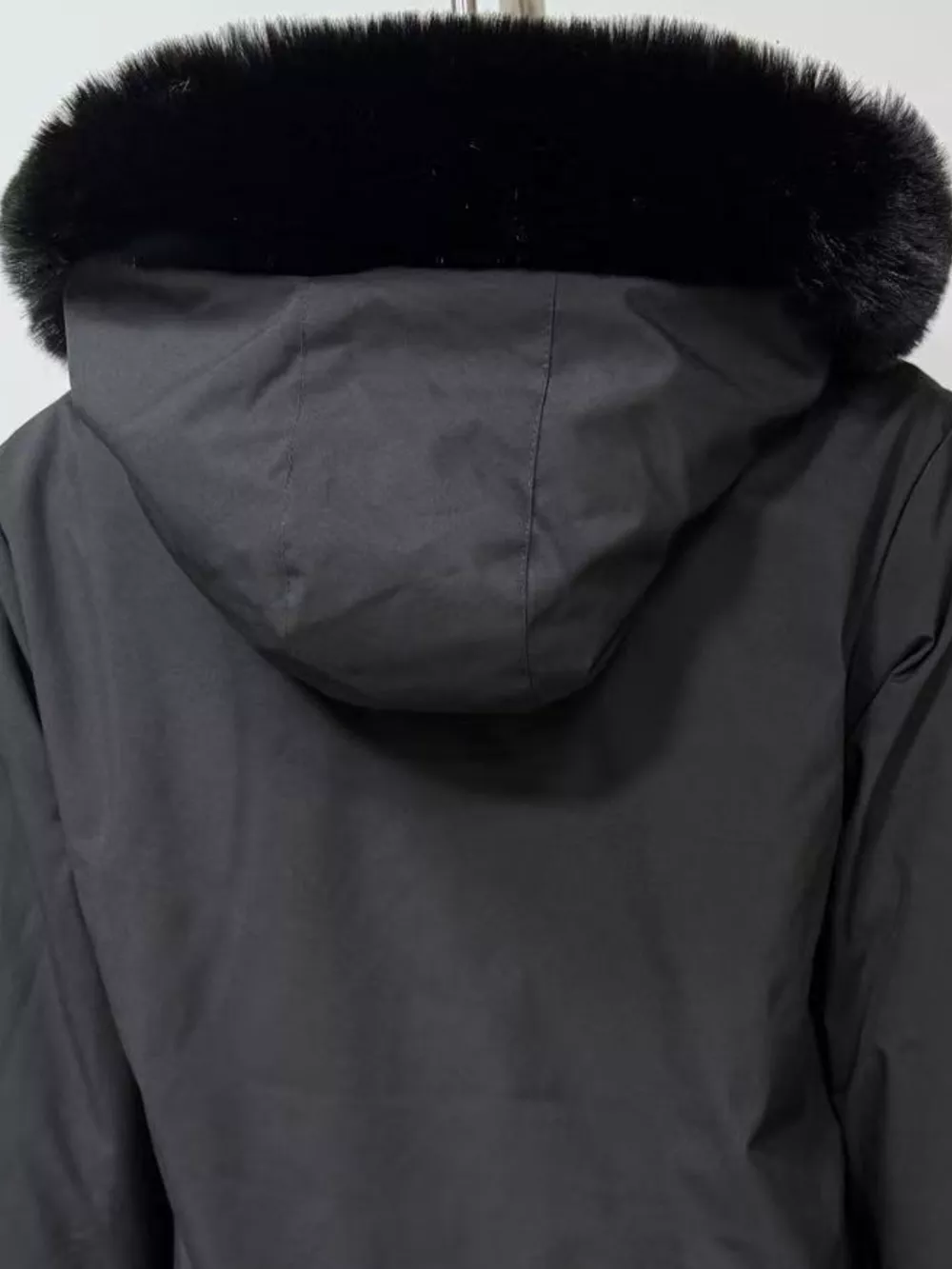 Full Size Fur Hooded Warm Winter Parka Outerwear Plus Size, image 19