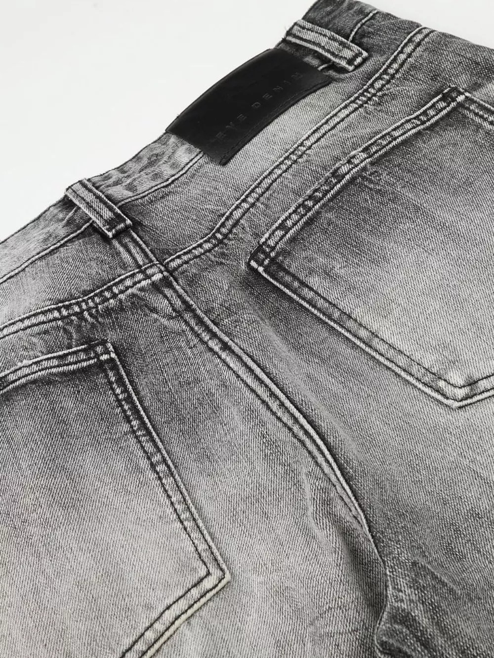 Men's Full Size Vintage Wash Wide Leg Jeans Plus Size, image 5