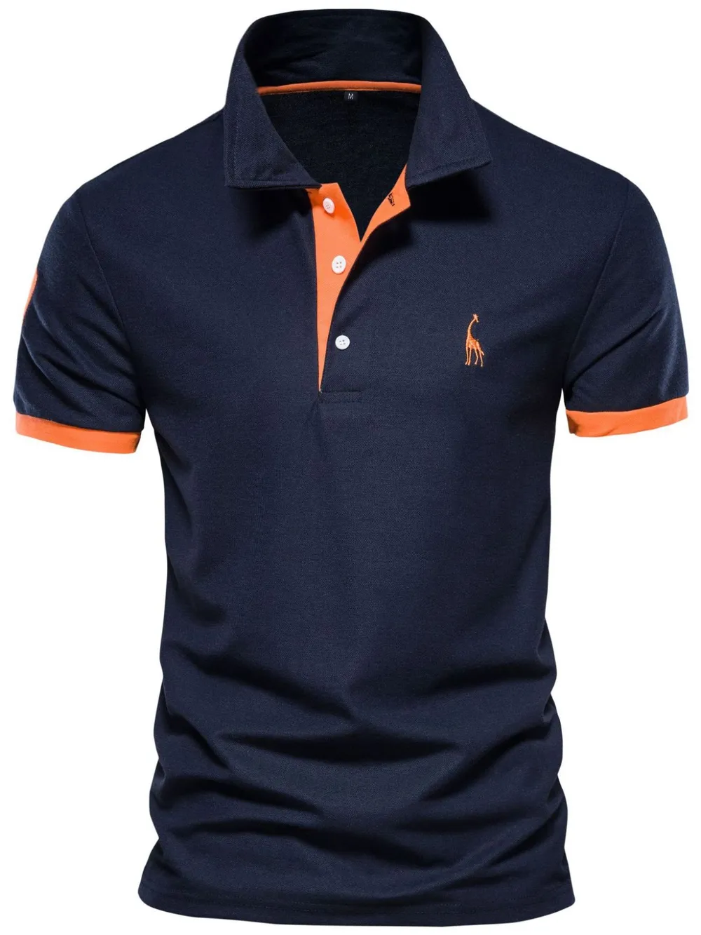 Men's Full Size Contrast Trim Classic Polo Shirt Plus Size, image 7