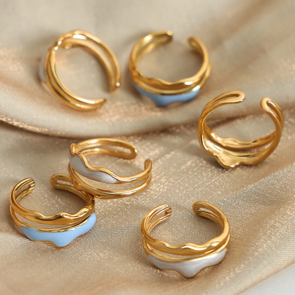 18K Gold-Plated Open Ring, image 3