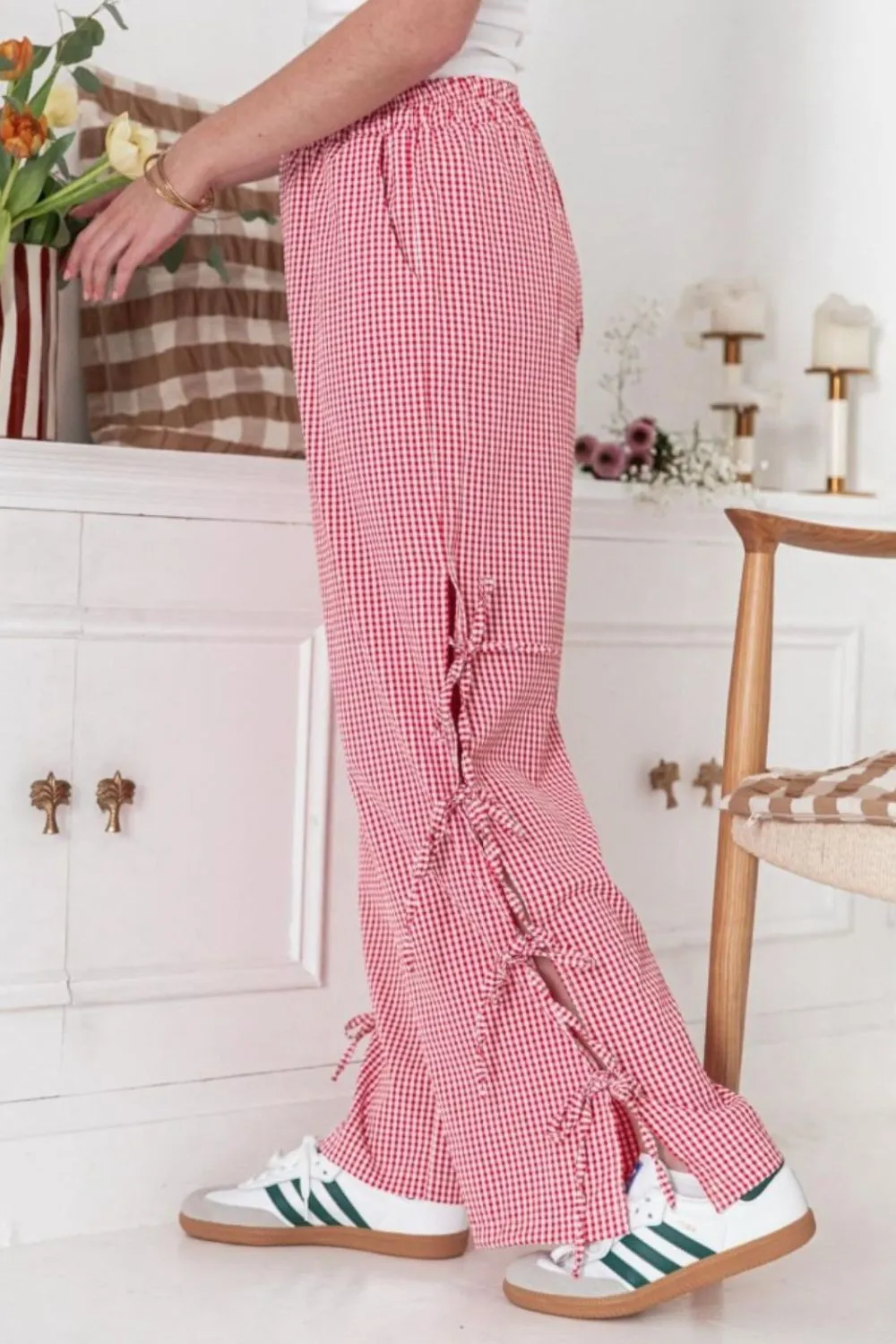 Side Tied Pants with Pockets, image 7