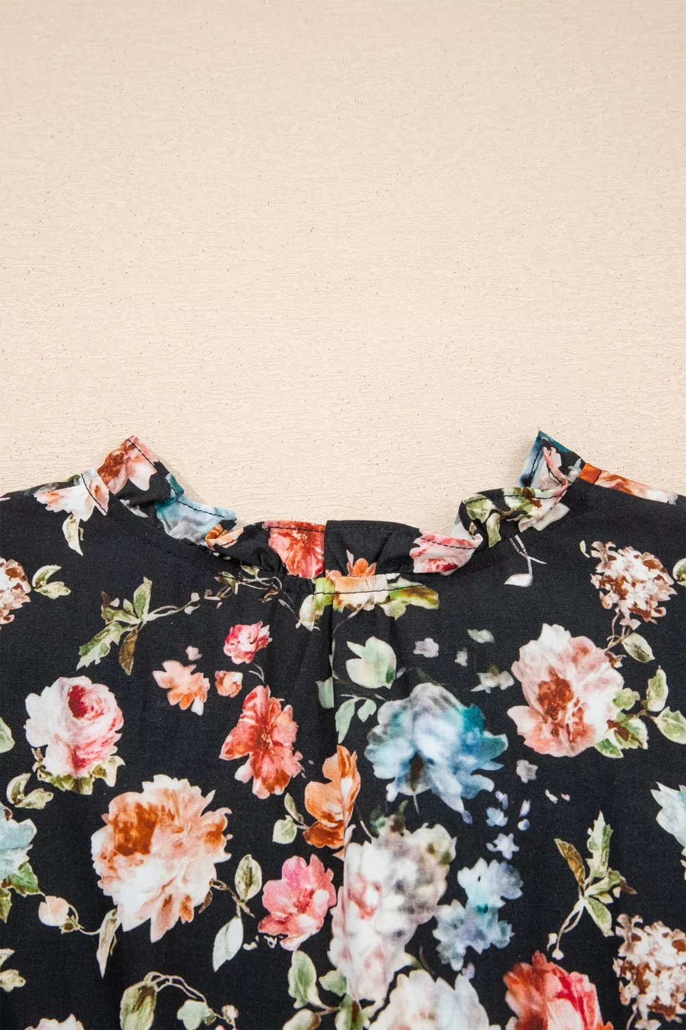 Floral Print Smocked Waist Maxi Dress, image 7