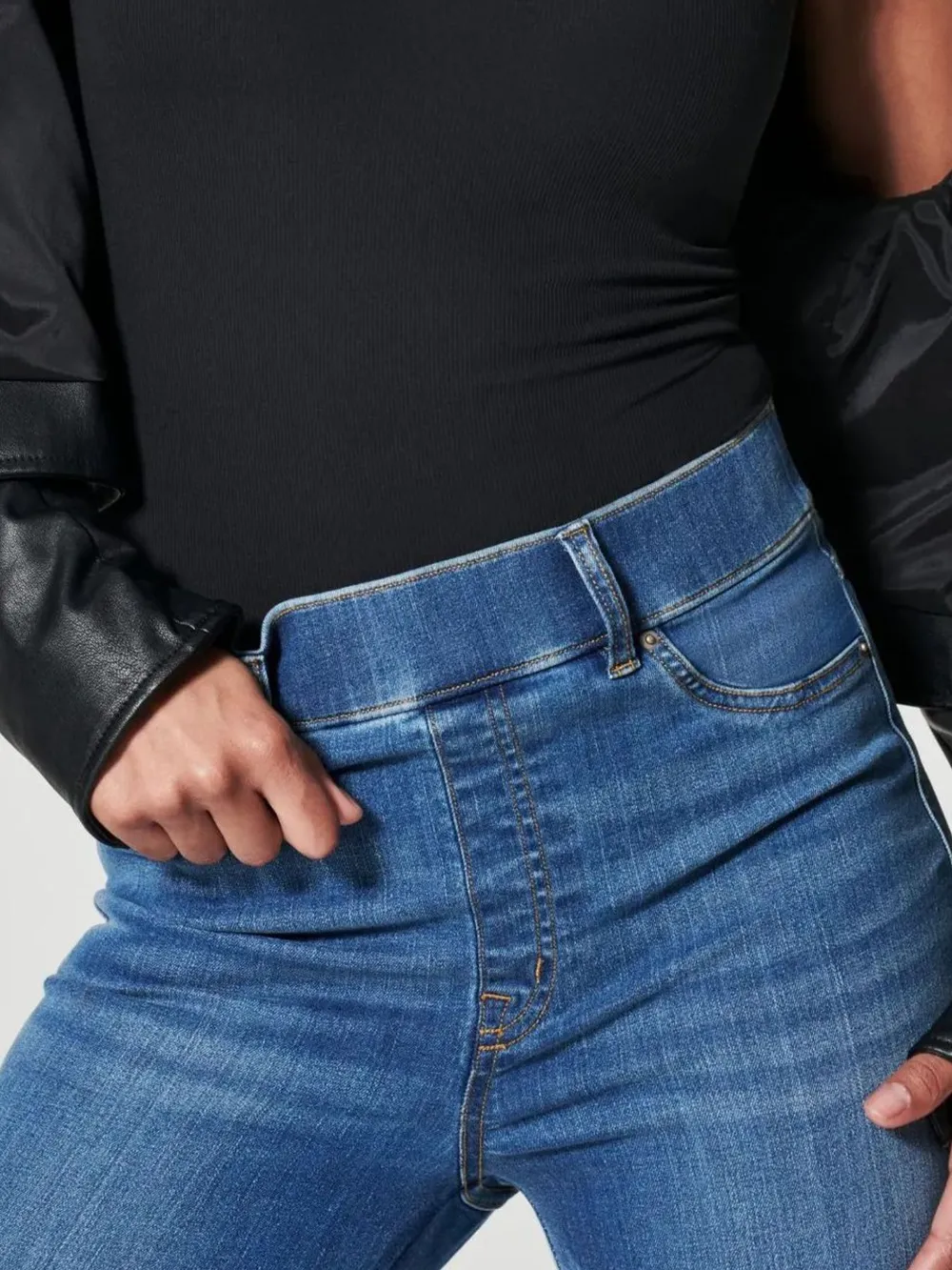 Full Size High-Waisted Flare Jeans Plus Size, image 7