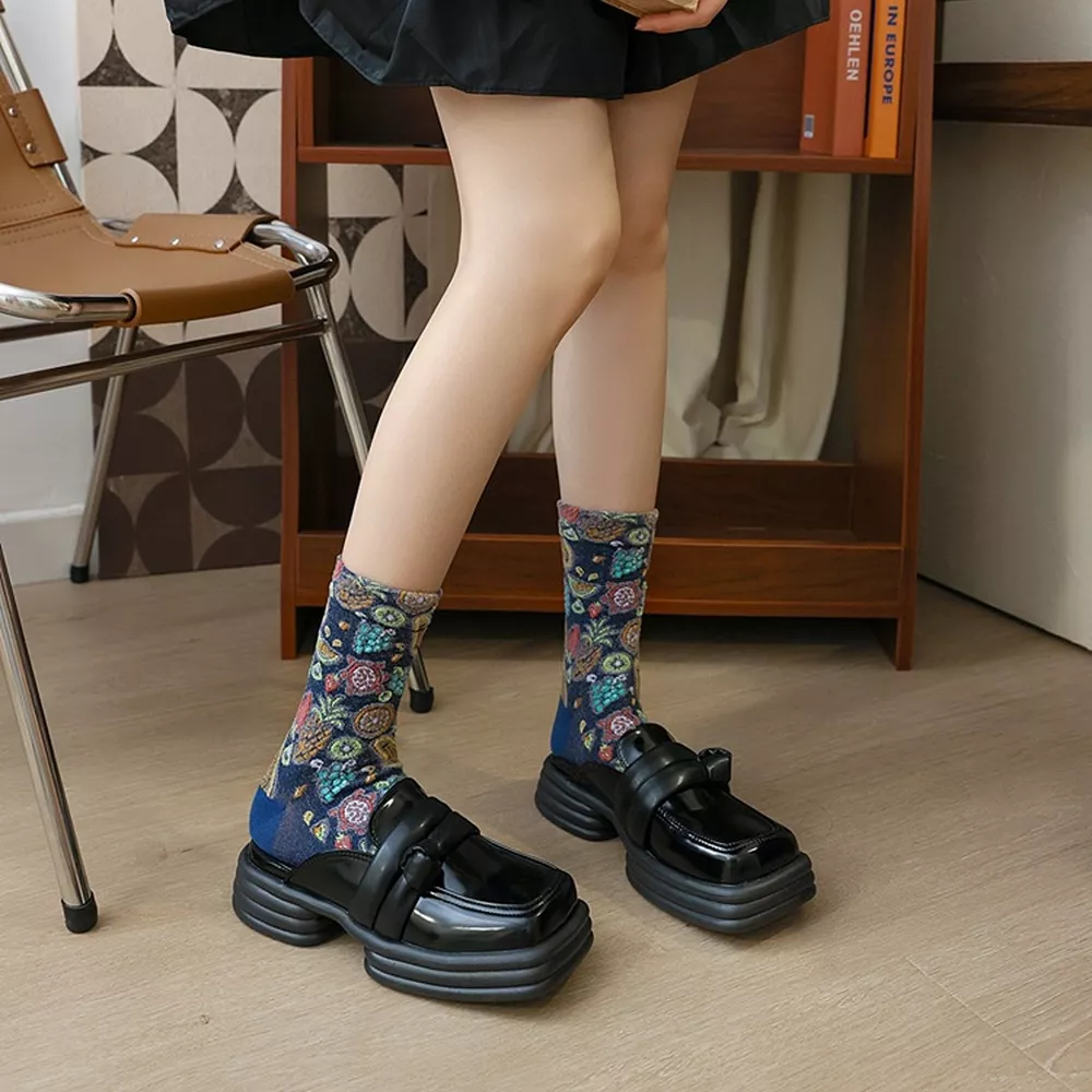 Fruit Pattern Crew Socks, image 8