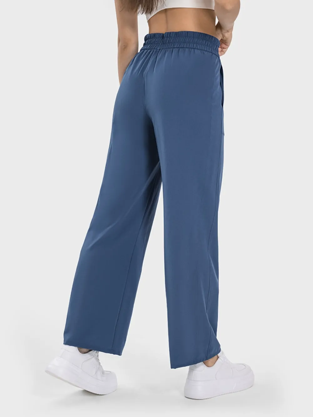 Drawstring Pocketed Active Pants, image 11