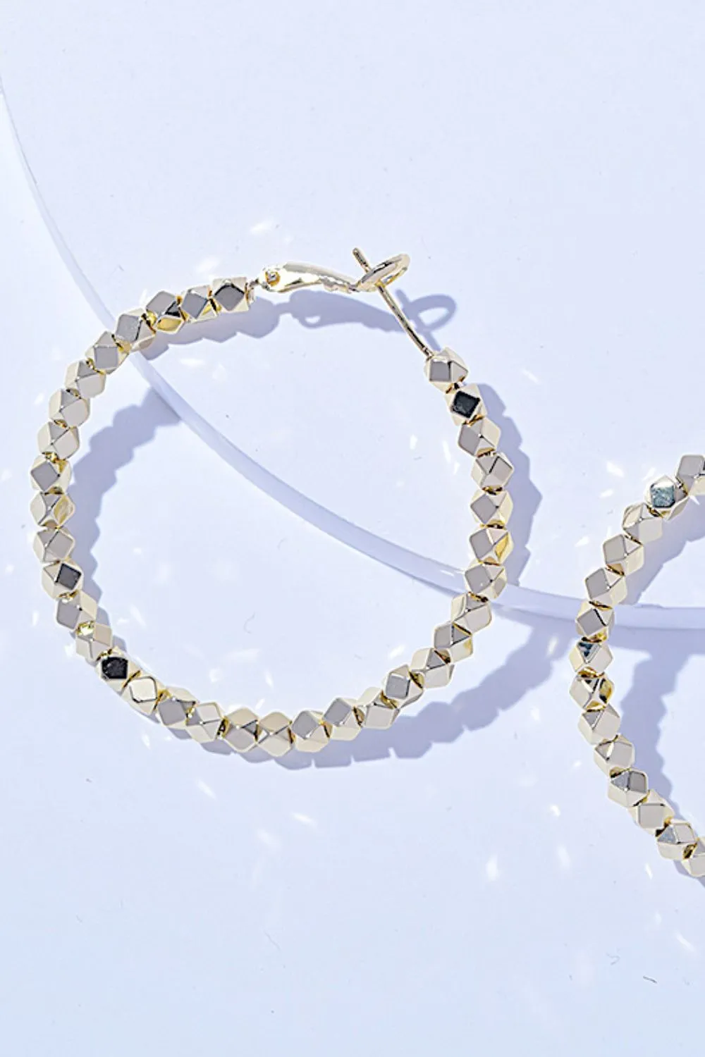 Alloy Hoop Earrings, image 3