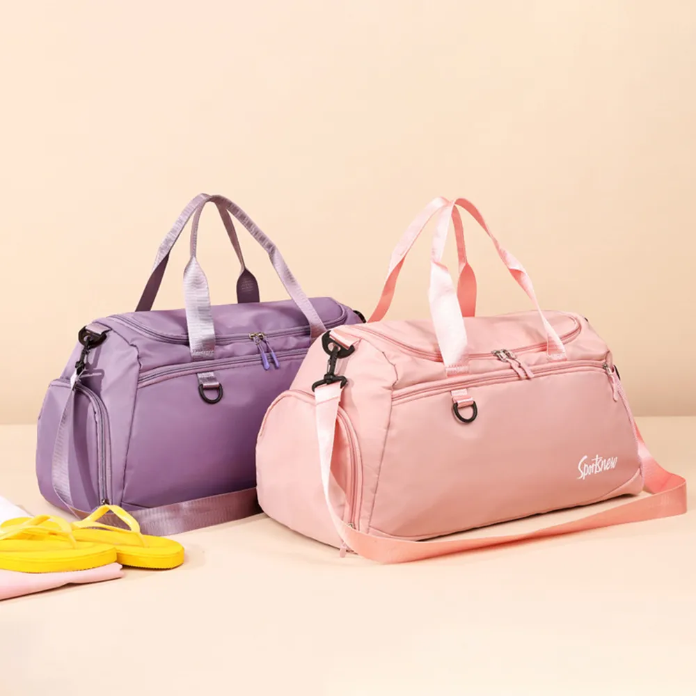 Multi Pockets Nylon Travel Bag, image 3