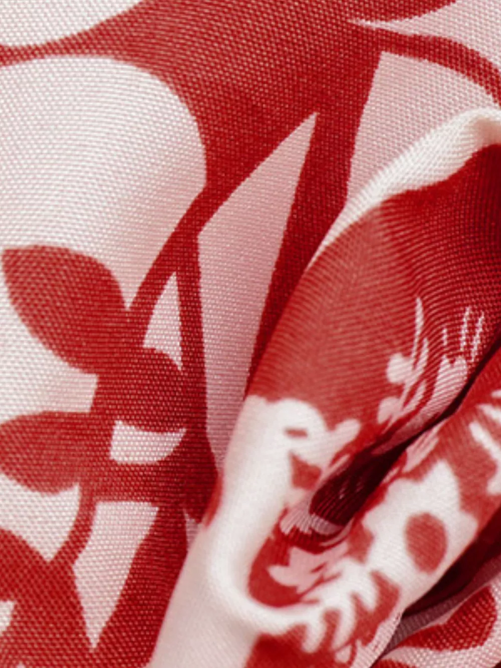 Printed Square Neck Long Sleeve Dress, image 7