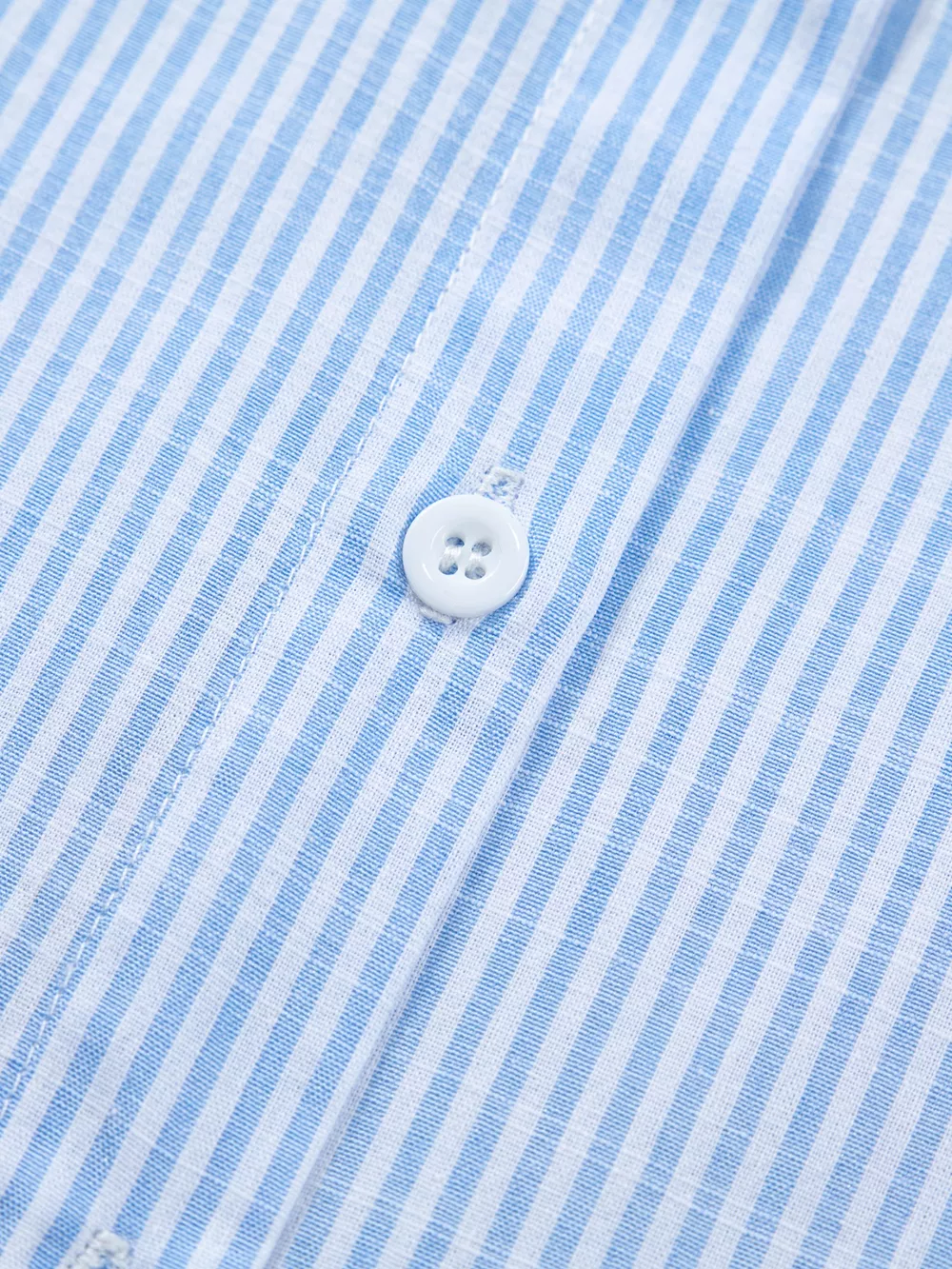 Stripe Leopard Contrast Collar Short Sleeve Shirt, image 10