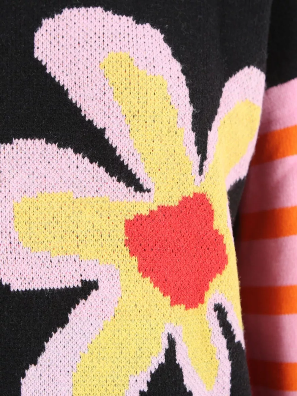 Floral Striped Crew Neck Sweater, image 14