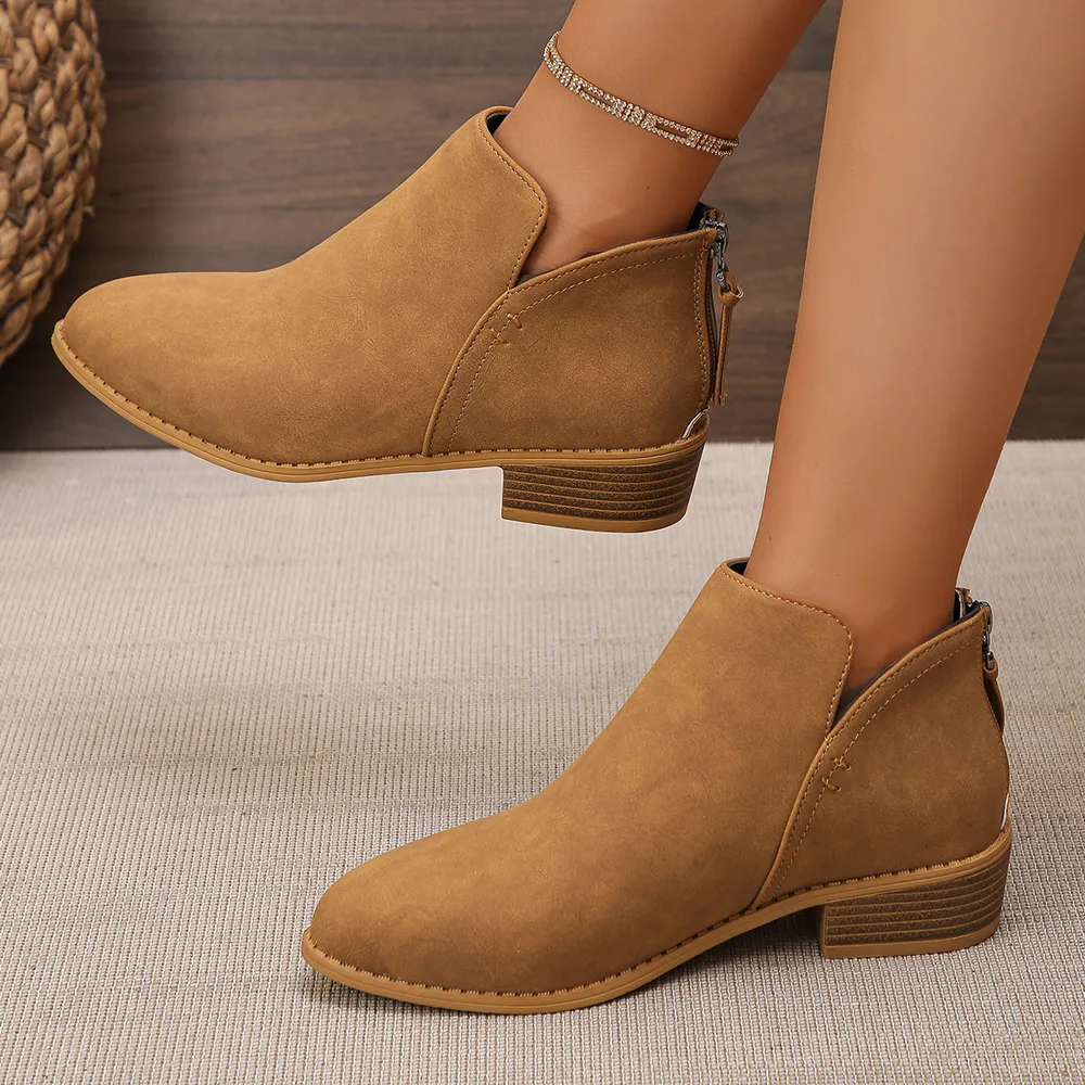 Classic Block Heel Ankle Boots, image 14