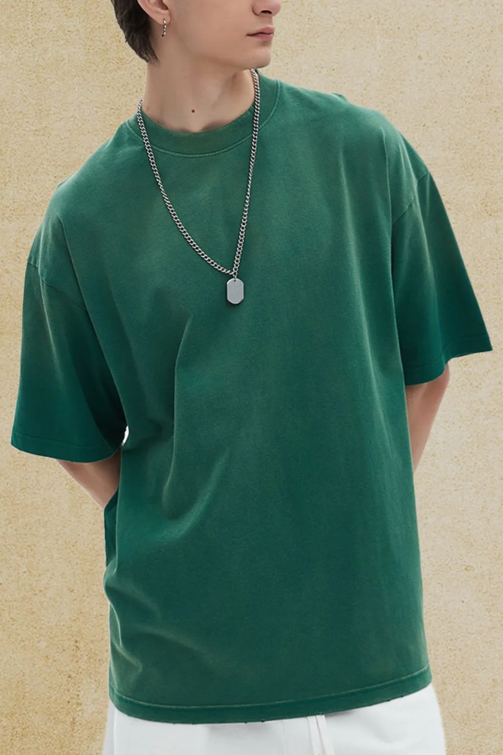 Men's Round Neck Half Sleeve T-Shirt, image 3