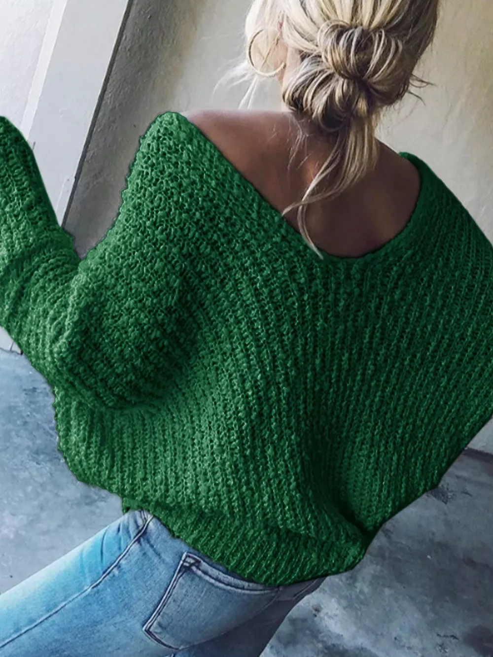 Loose Fit Long Sleeve Sweater, image 29