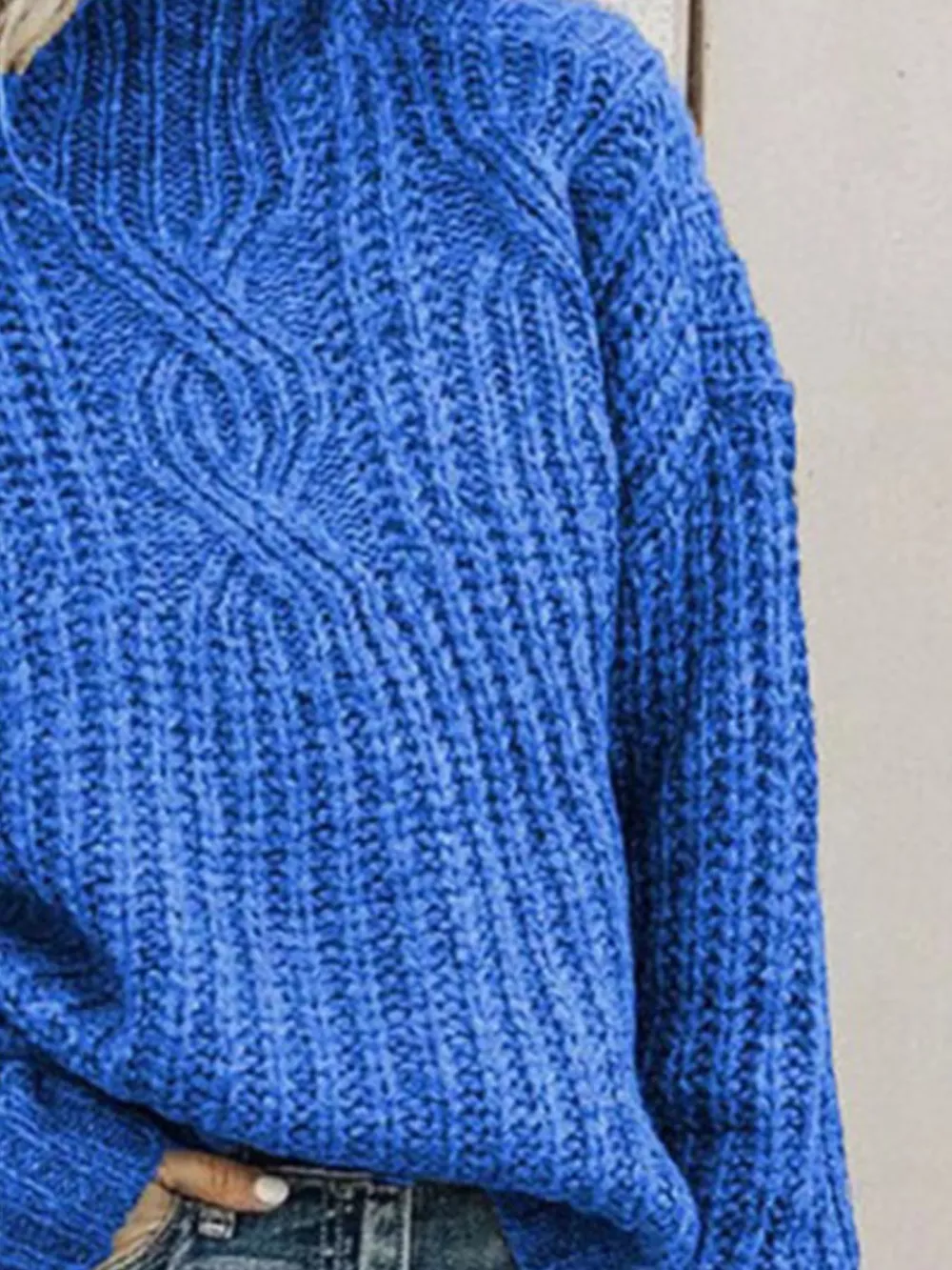 Turtleneck Long Sleeve Sweater, image 6
