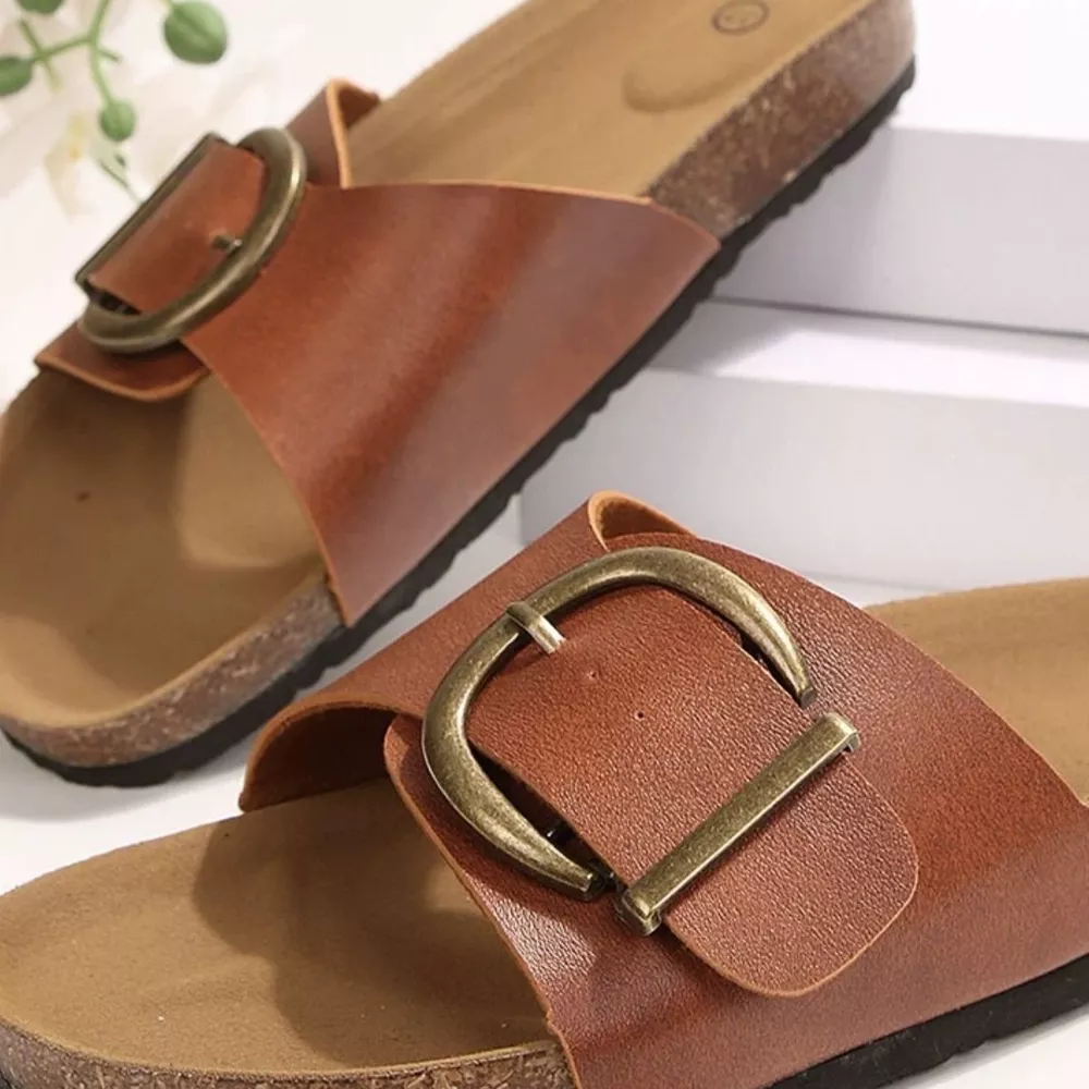 Open Toe Flats Sandals, image 5