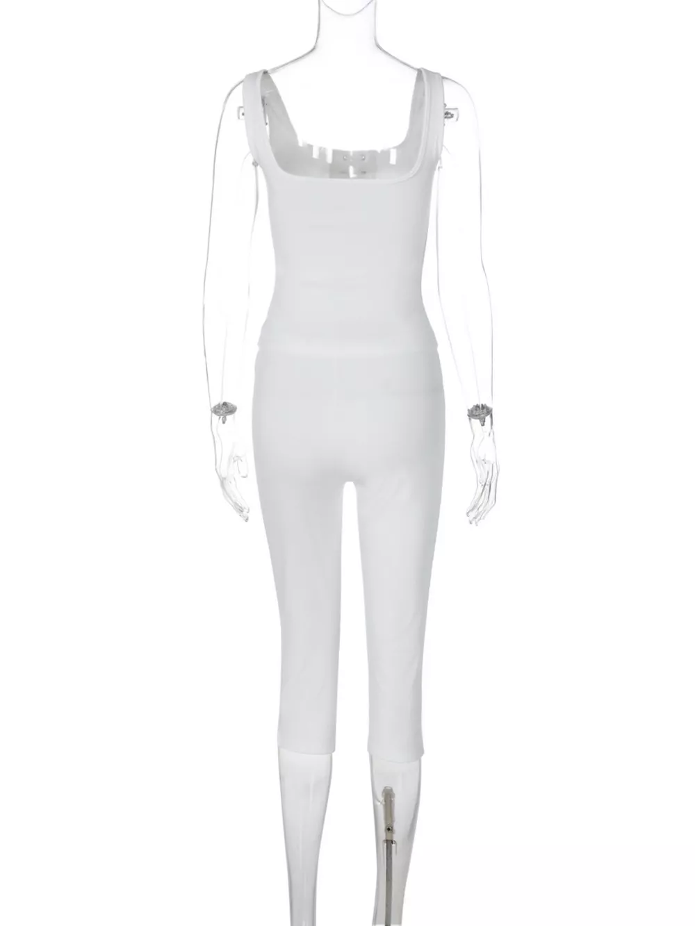 Lace-Up Tank and Capris Set, image 9