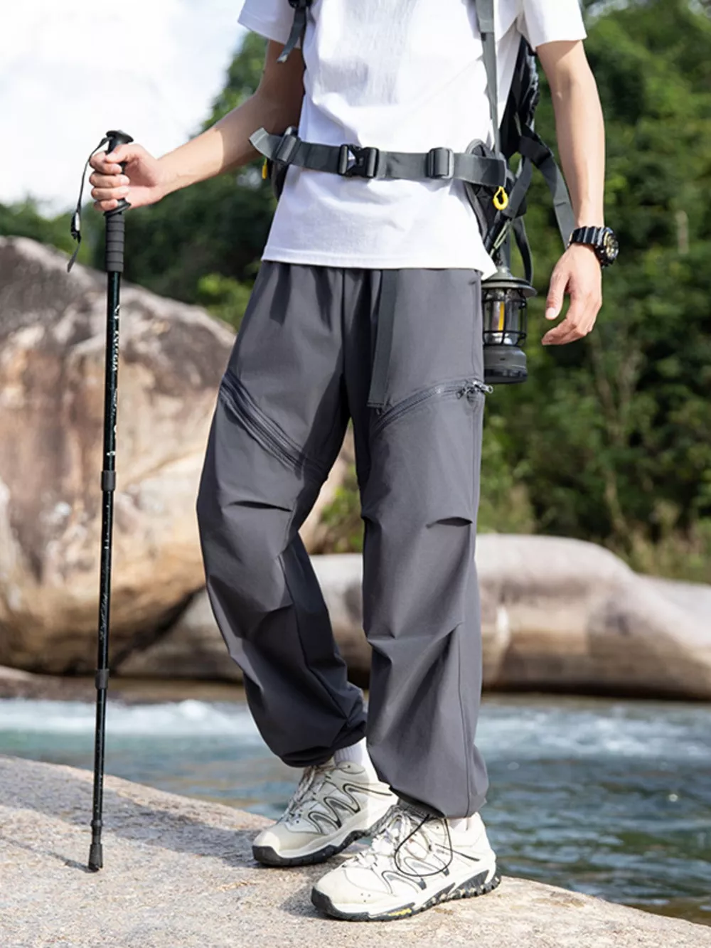Men's Convertible Zip-Off Cargo Pants, image 7